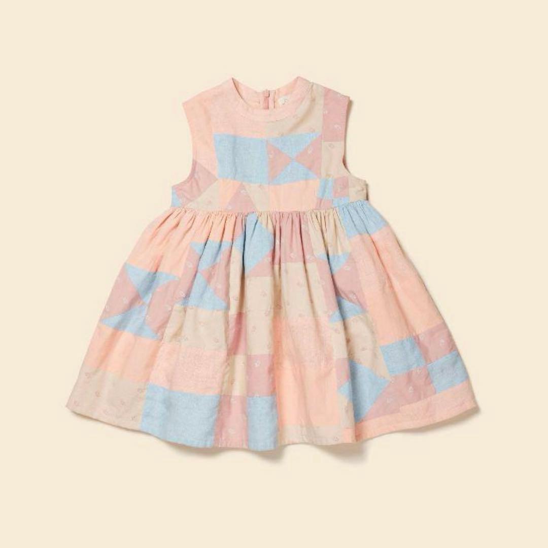 ワンピース Apolina kids wendy dress patchwork 3-5 Wendy Dress (antique ivory tulle) – INDIE BLUE