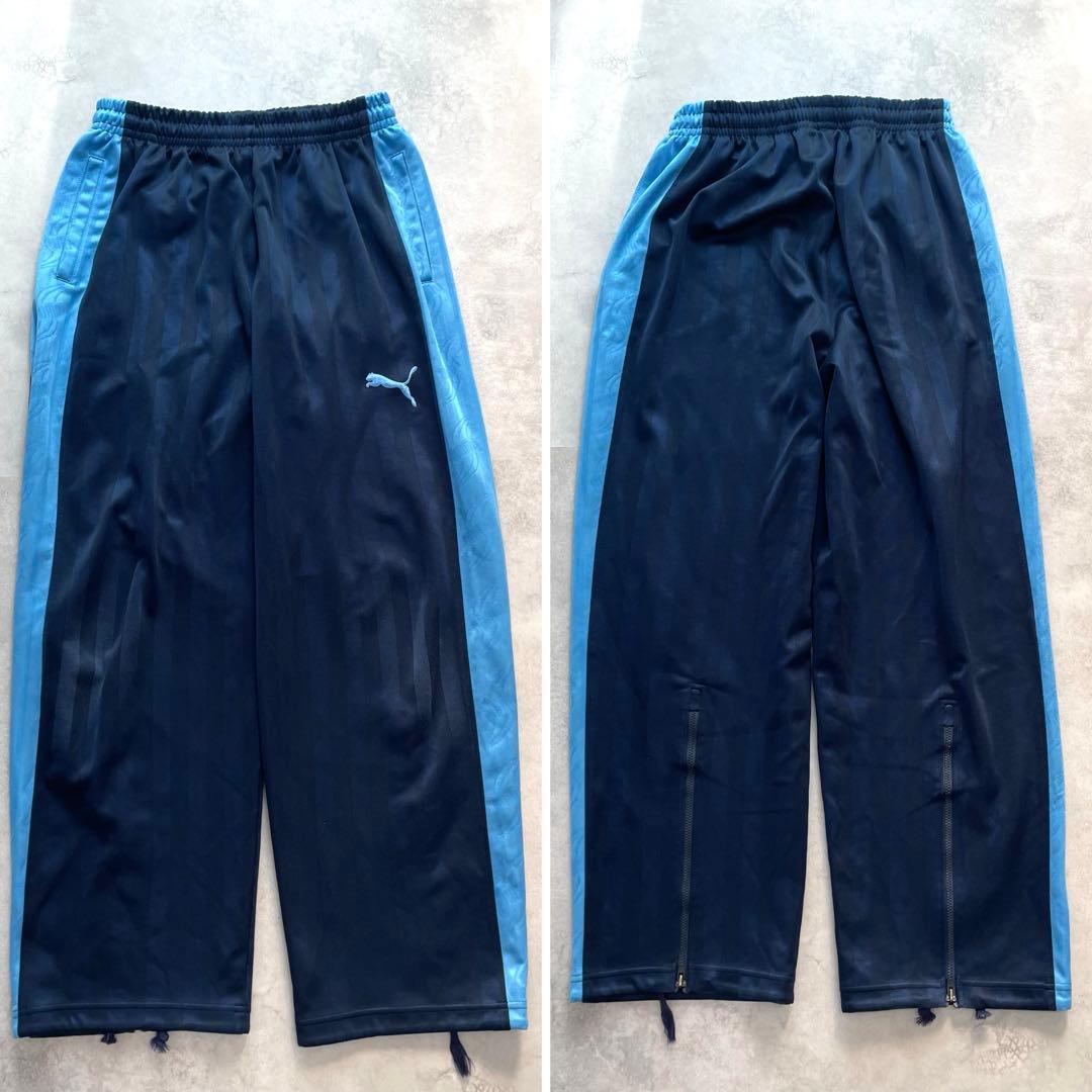 極美品 PUMA プーマ ジャージ セットアップ プージャ 上下 y2k 紺水色