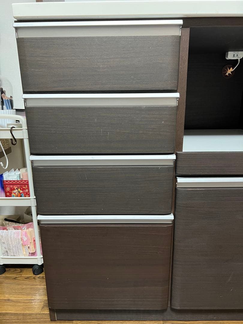 ☆格安☆ 食器棚 ニトリ KRISNA 高196cm幅80cm奥行50.5cm