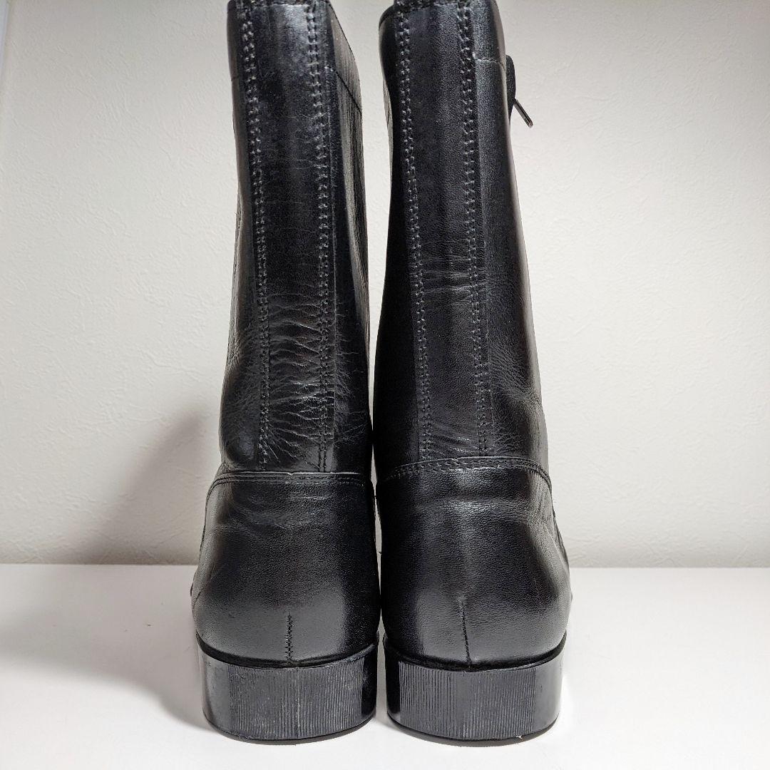 king crown 26.5㎝ キングクラウンブーツ 半長靴 白バイ警察特攻