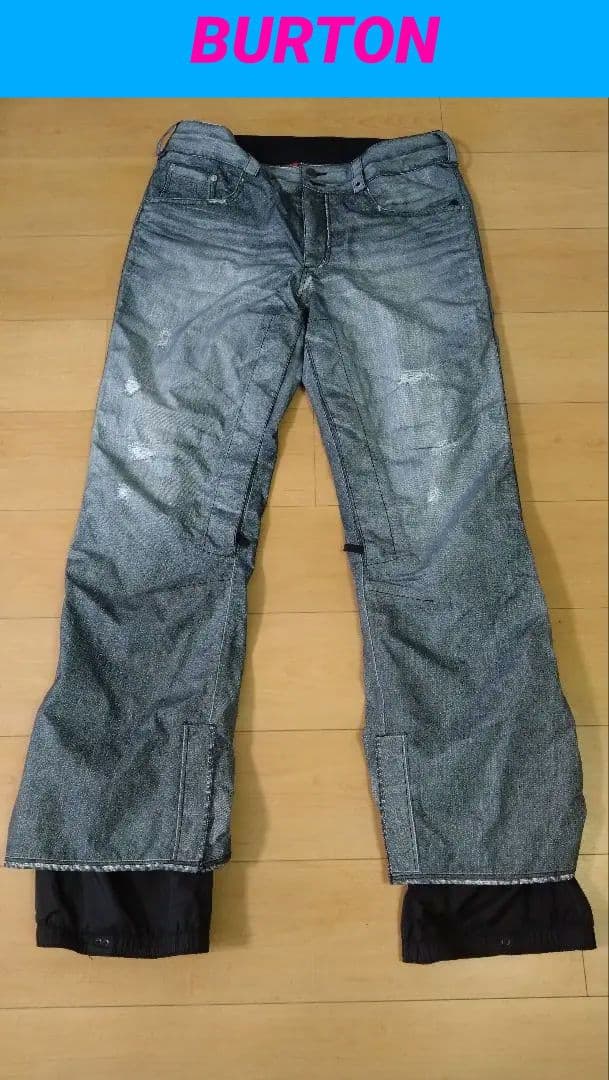 BURTON ダメージジーンズ調 スノボパンツ Lサイズ バートン BURTON ダメージジーンズ調 スノボパンツ Lサイズ バートン 楽天市場