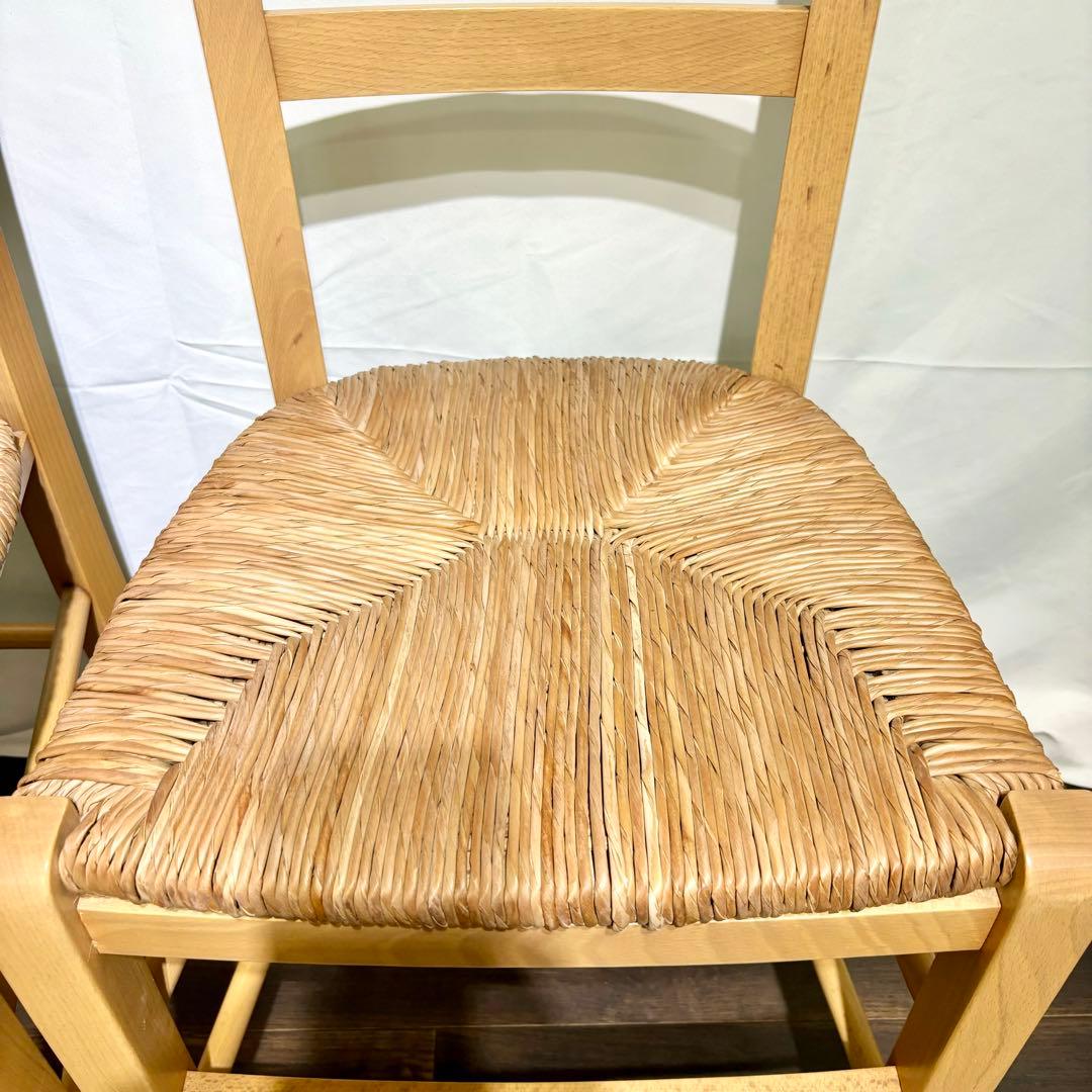 希少！廃盤品！MUJI 無印良品 ペーパーコード チェア 2脚 - メルカリ