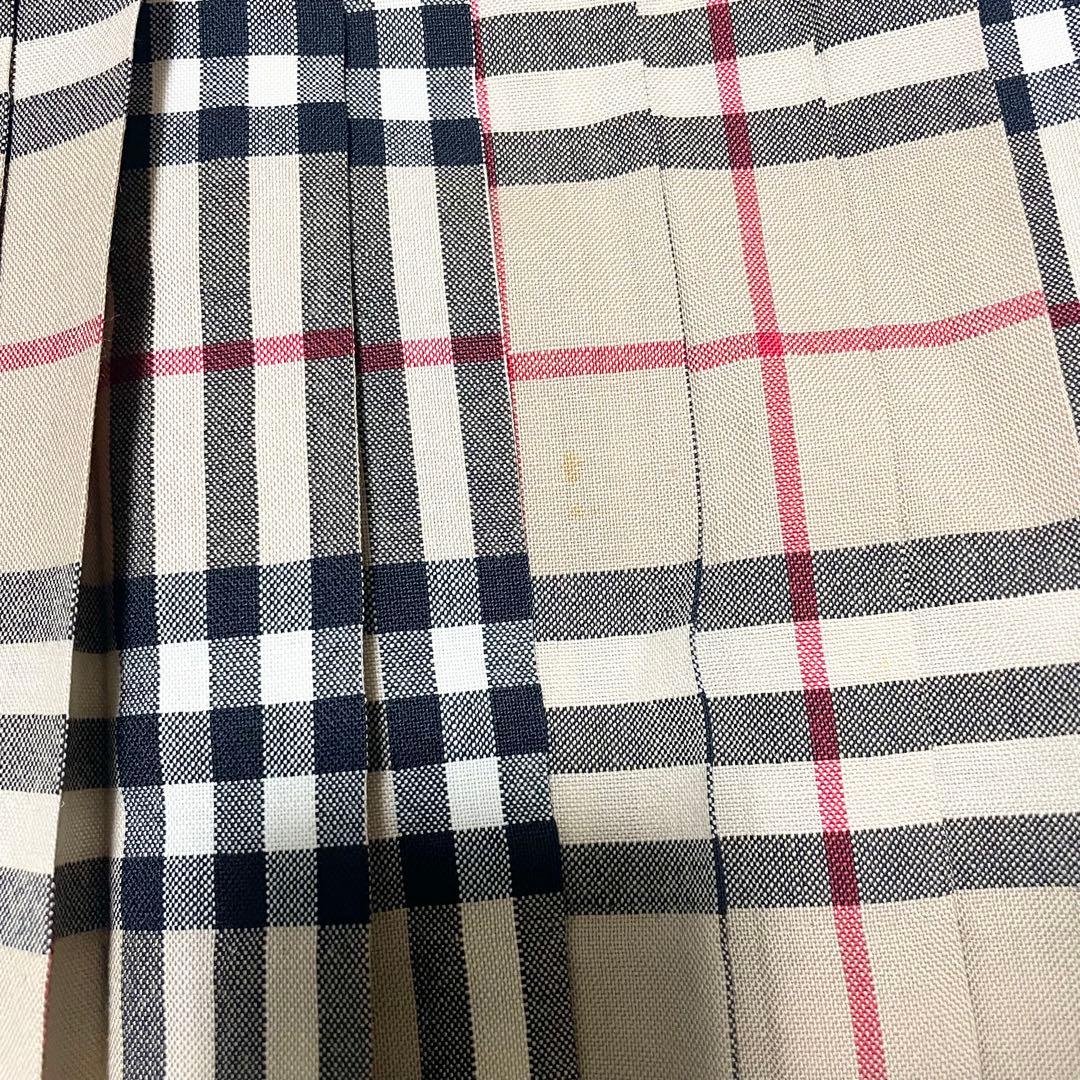 バーバリー ノバチェック プリーツ 巻きスカート Mサイズ - メルカリ