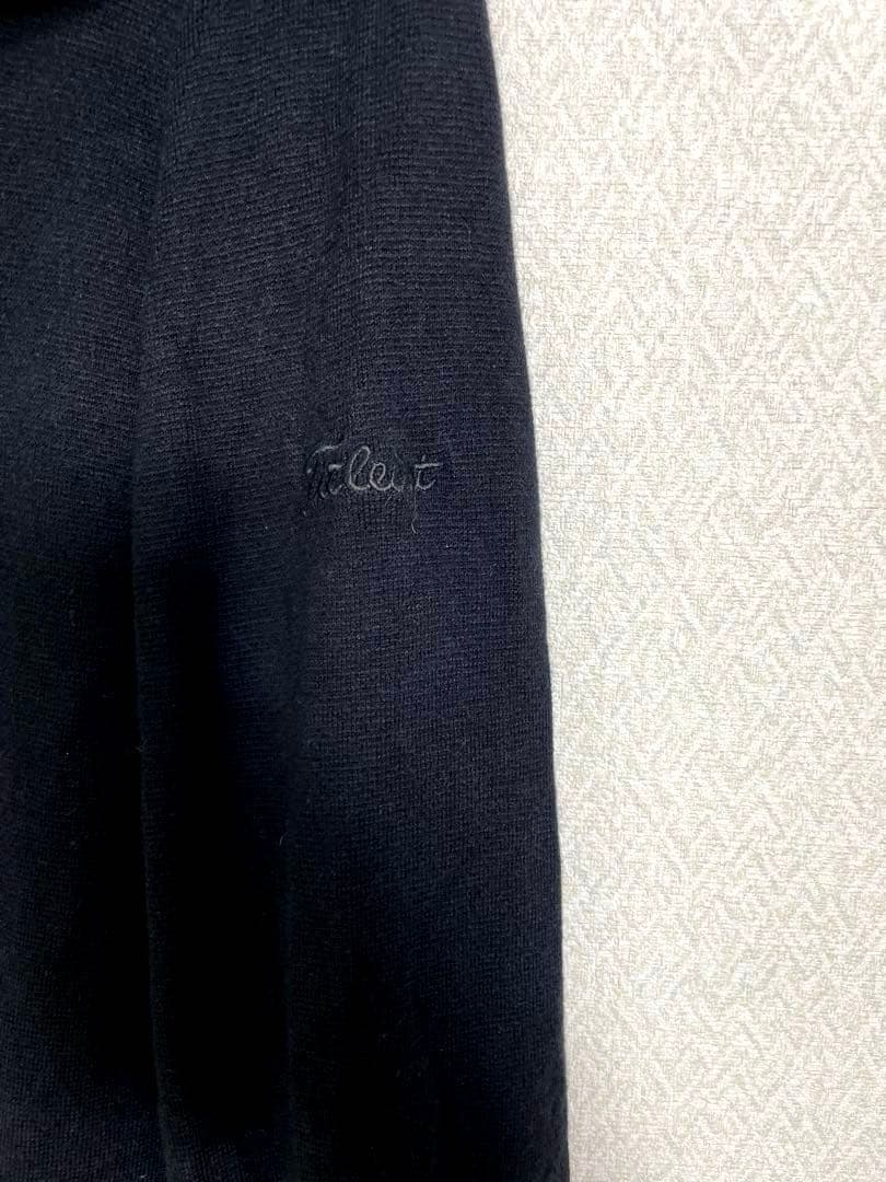 美品）タイトリスト カーディガン ジャケット ブラック サイズ3L