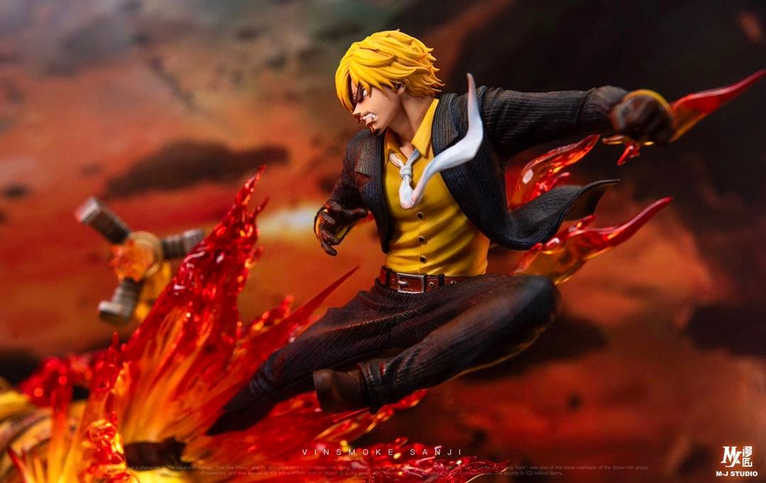 サンジvsクイーン ワンピース フィギュア ガレージキット 二つ