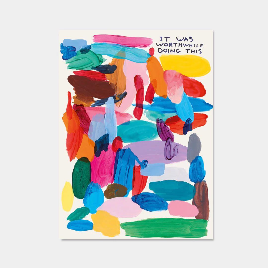 額装済み★David Shrigley ポスター オンライン限定SALE＞額装済ポスター: DAVID SHRIGLEY: I Wish The