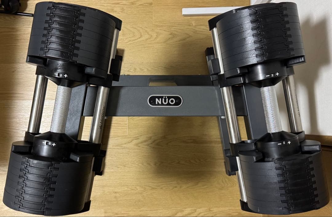 セット1/3フレックスベル可変式ダンベル32kg×2個 2kg刻み&専用スタンド フレックスベル FLEXBELL 可変式ダンベル 32kg×2個 2kg刻み NUO-FLEX2