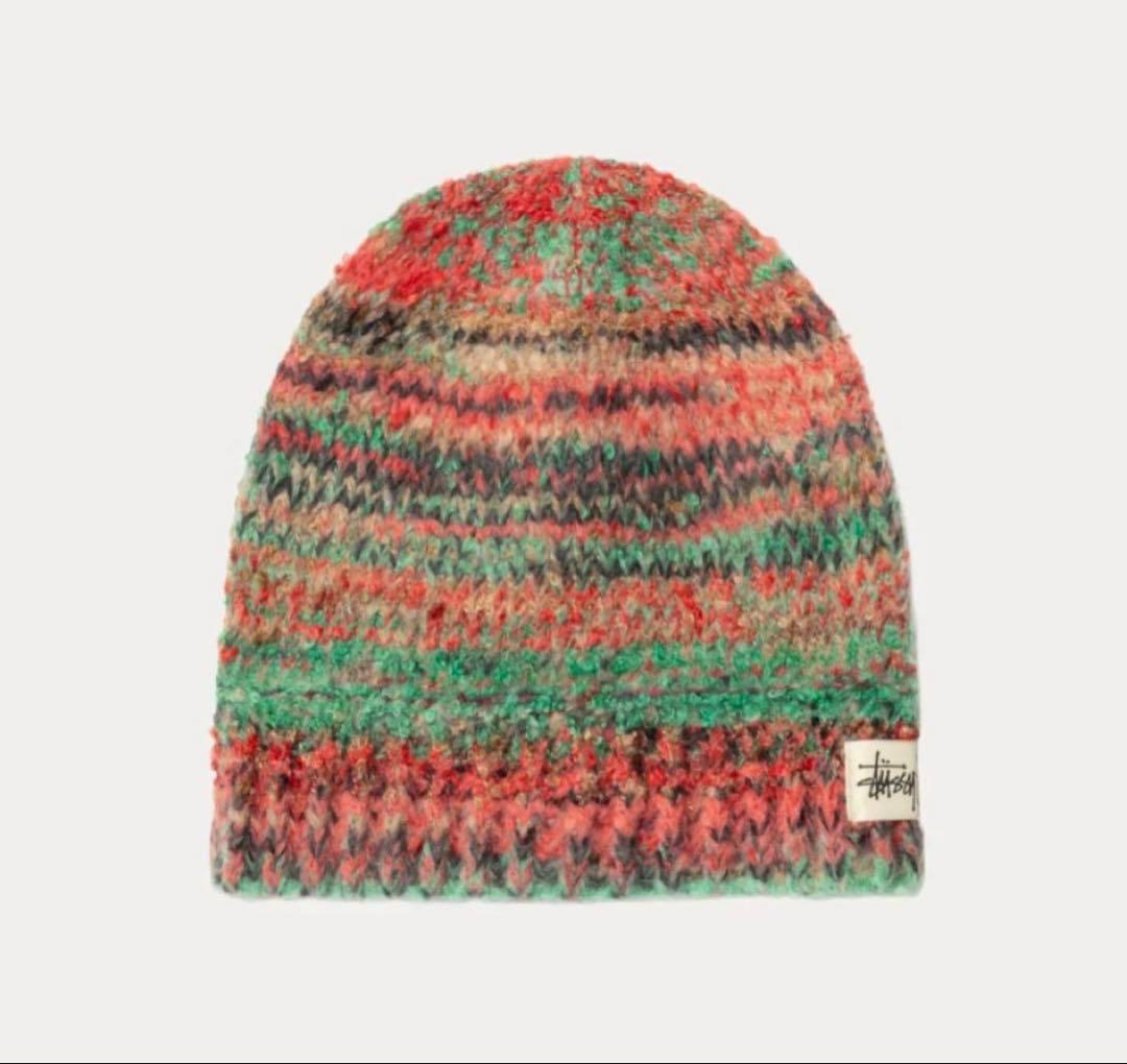 stussyマルチカラーニット帽 stussy(ステューシー) ニット帽 マルチカラー｜【公式】カインドオル
