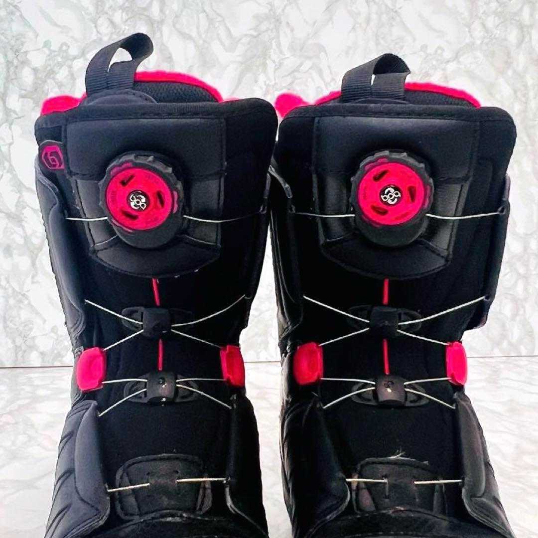 【美品】 サロモン レディース スノーボード ブーツ 23.5cm BOA