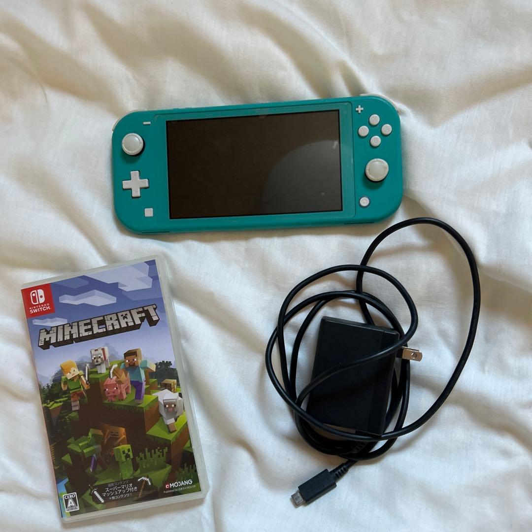 Nintendo Switch Lite ターコイズ Minecraftセット Nintendo Switch Lite ターコイズ Minecraftセット Nintendo Switch