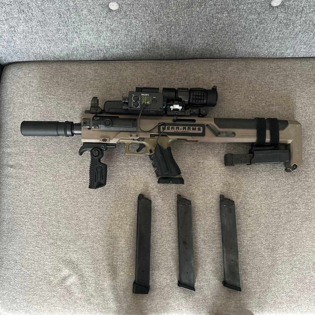 東京マルイ グロック 17 カービンキット かスタム品 東京マルイ Glock グロック 17 18c 19] ユニバーサル カービン