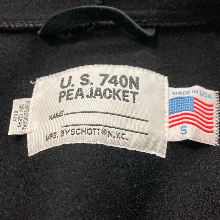 【kiryu】Schott　ウール ポンチョコート U.S.740N 黒