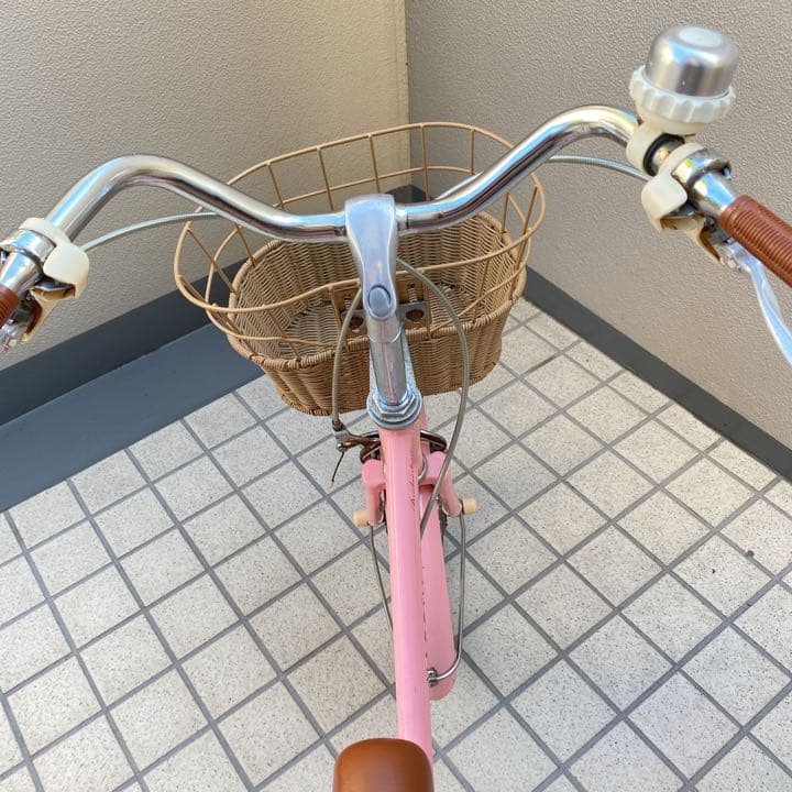 子供用自転車 ブリヂストン ハッチ HACCHI 16インチ ピンク 鍵セット