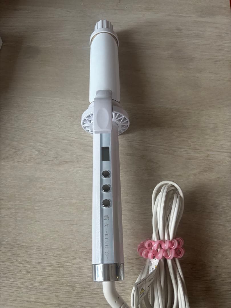 KINUJO カールヘアアイロン 38mm KINUJO KINUJO カールヘアアイロン 38mm パールホワイト KC38N