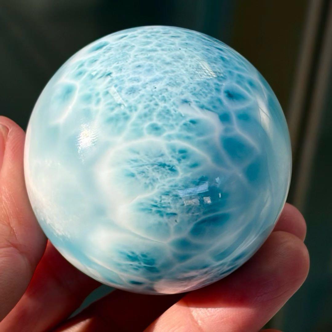 ⭐︎【極上品】天然 ラリマー 置物 53.8mm 236.9g