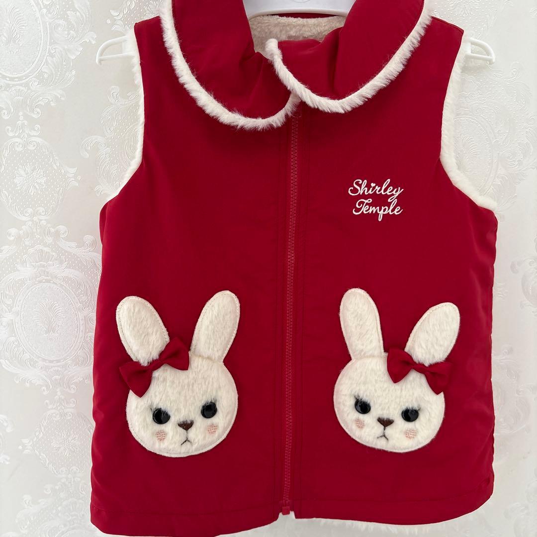 試着のみ♡シャーリーテンプル♡うさぎ♡赤♡ベスト♡8090べびふり♡アウター ♡2024.11.8発売♡New Arrival News♡ | BLOG :: Shirley Temple