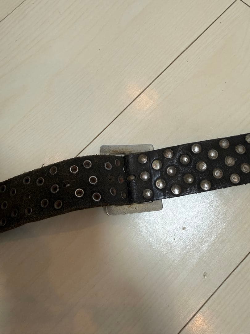 最初期 Martin Margiela スタッズ レザーベルト - メルカリ