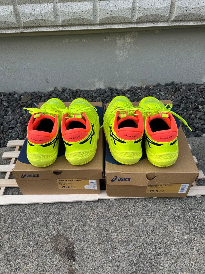 asics アンプレアルスlow2 paris 25.5cm ２足セットです。
