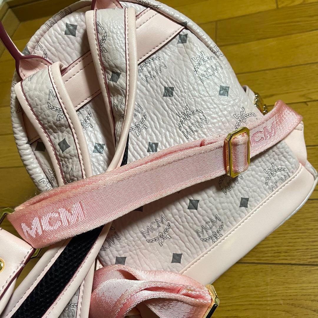 かんかん様専用 MCM ミニ パウダーピンク サイドスタッズ ヴィセトス