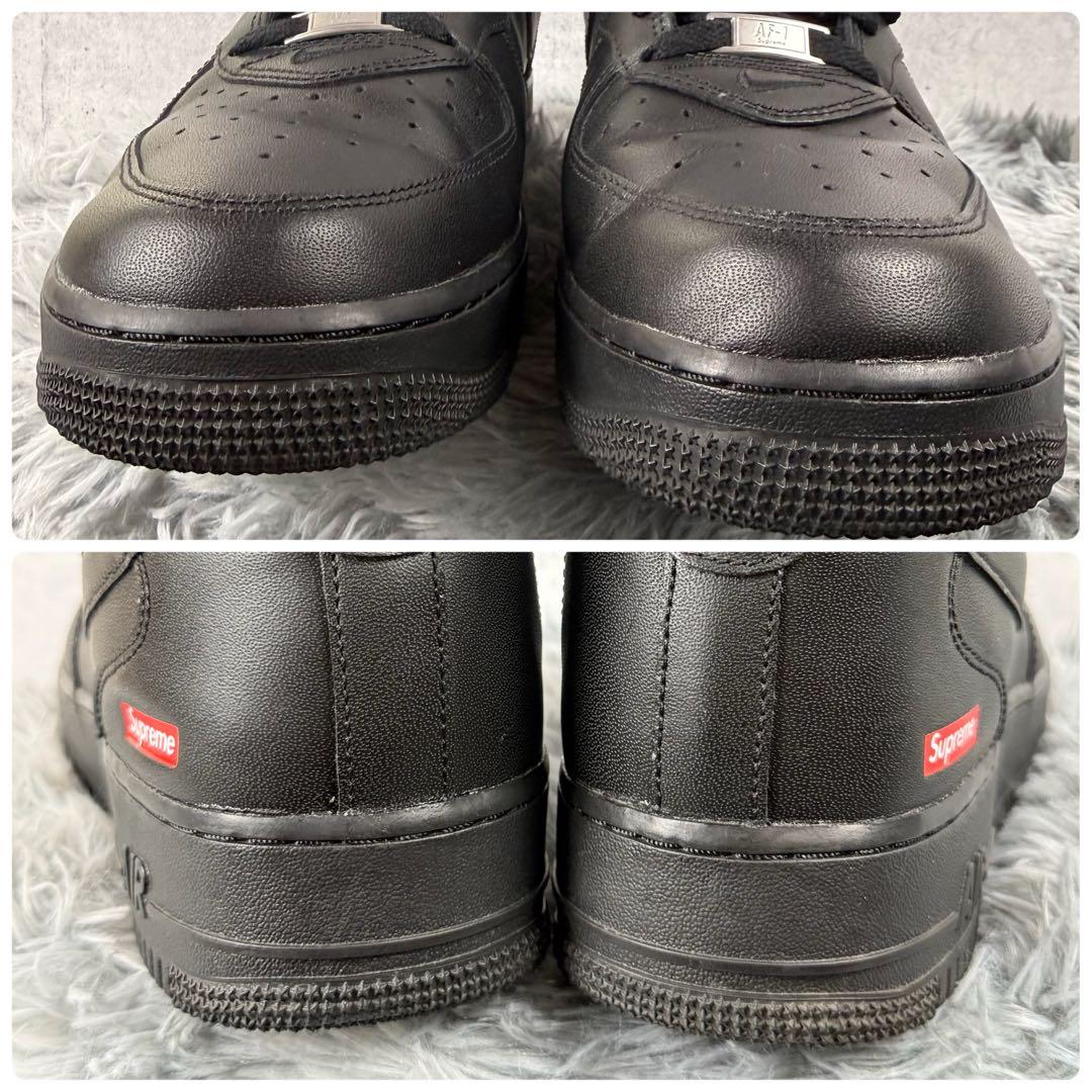 Nike Air Force 1 シュプリーム MID 黒 28.5cm 美品