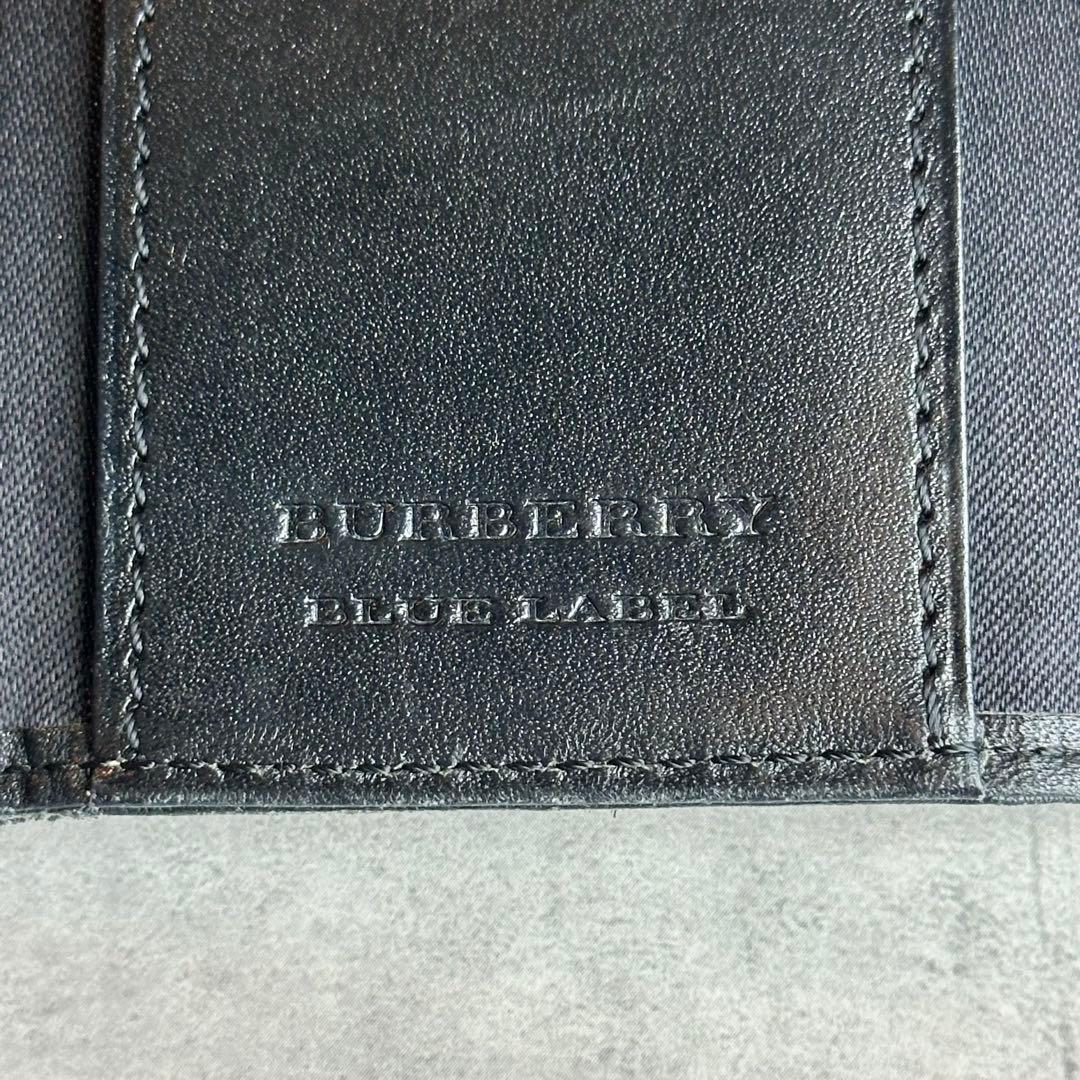 BURBERRY BLUE LABEL ノバチェック ホースロゴ キーケース BURBERRY