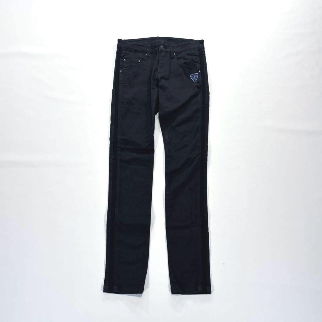 パーリーゲイツ ロングパンツ 0⁄S 蓄熱 ブラック ウエストゴム PEARLY