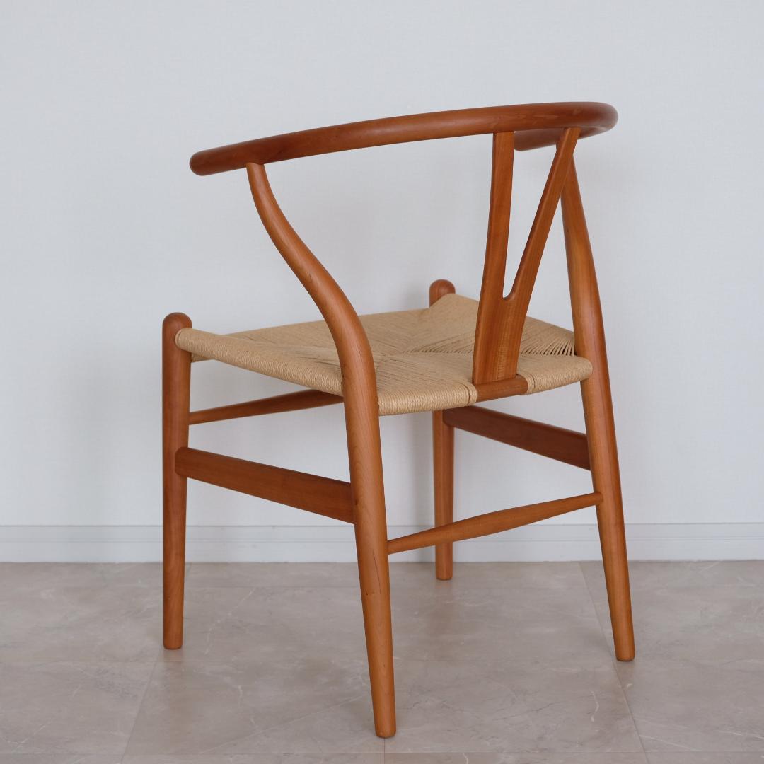 希少｜美品】ヴィンテージ CH24（Yチェア）チェリーオイル仕上②