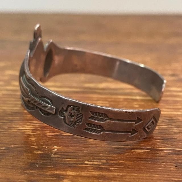 20s~40s ヴィンテージ Navajo ナバホ族 サンダーバード バングル