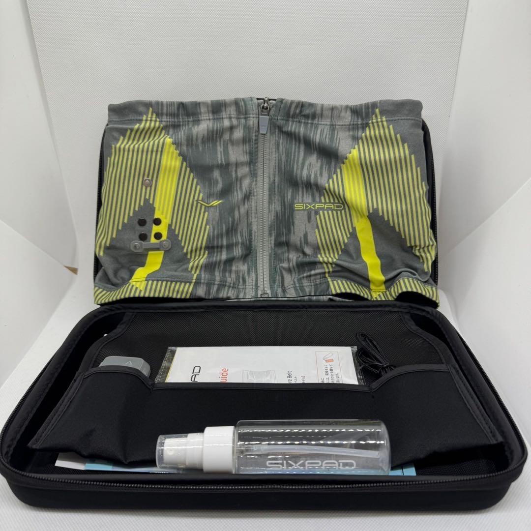 TG SIXPAD パワースーツ コアベルト Mサイズ　グレー 月額3,980円レンタルプラン：MTG SIXPAD シックスパッド パワースーツ