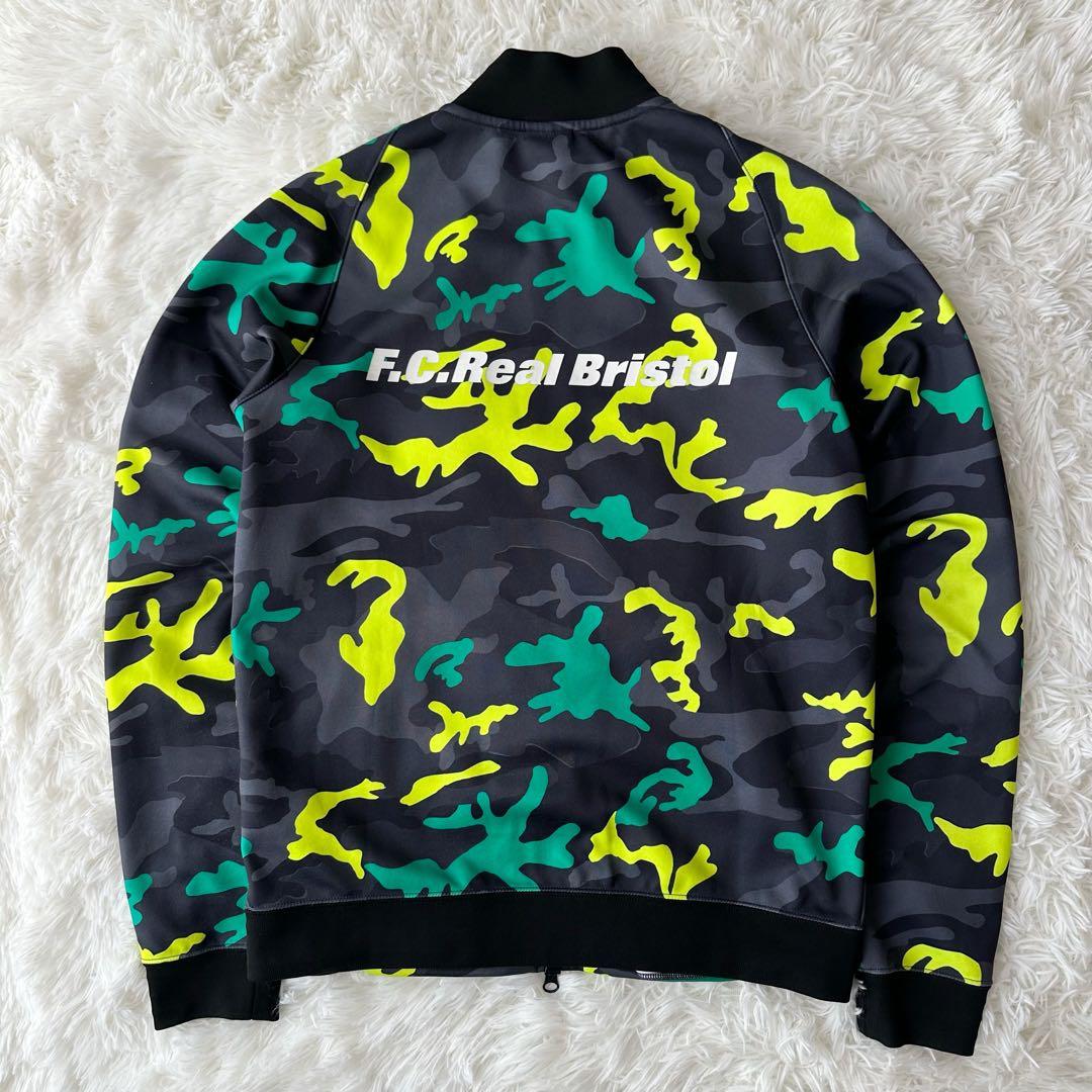 F.C.Real Bristol × NIKE 迷彩 ジャケット総柄 刺繍ロゴS