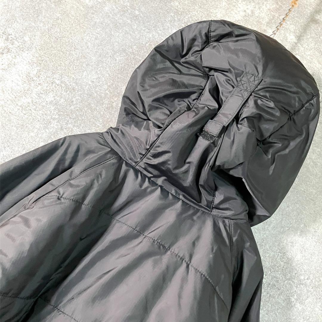 10％OFFクーポン対象GO GOLITE 中綿ジャケット 長袖 ブラック 無地