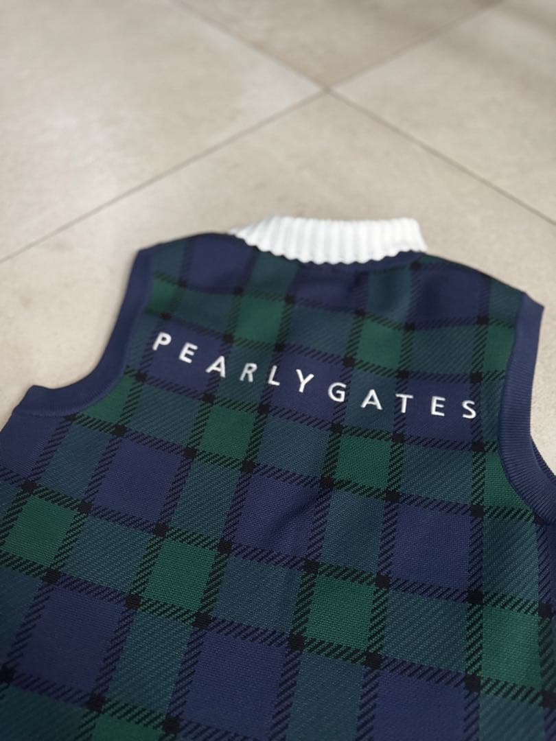 PEARLY GATES パーリーゲイツチェック柄 ワンピース - メルカリ