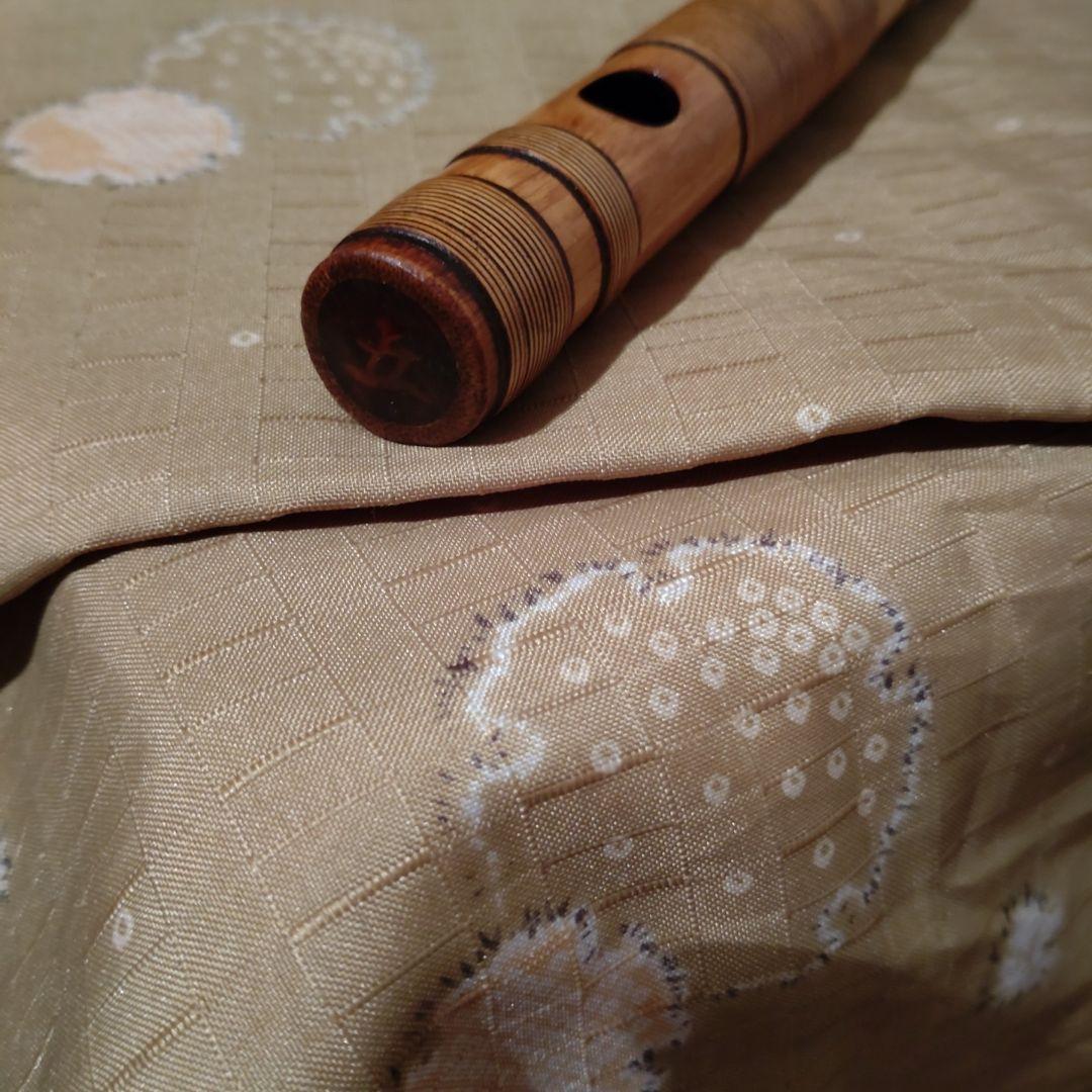 篠笛 蘭照管 総藤巻 唄用5本調子