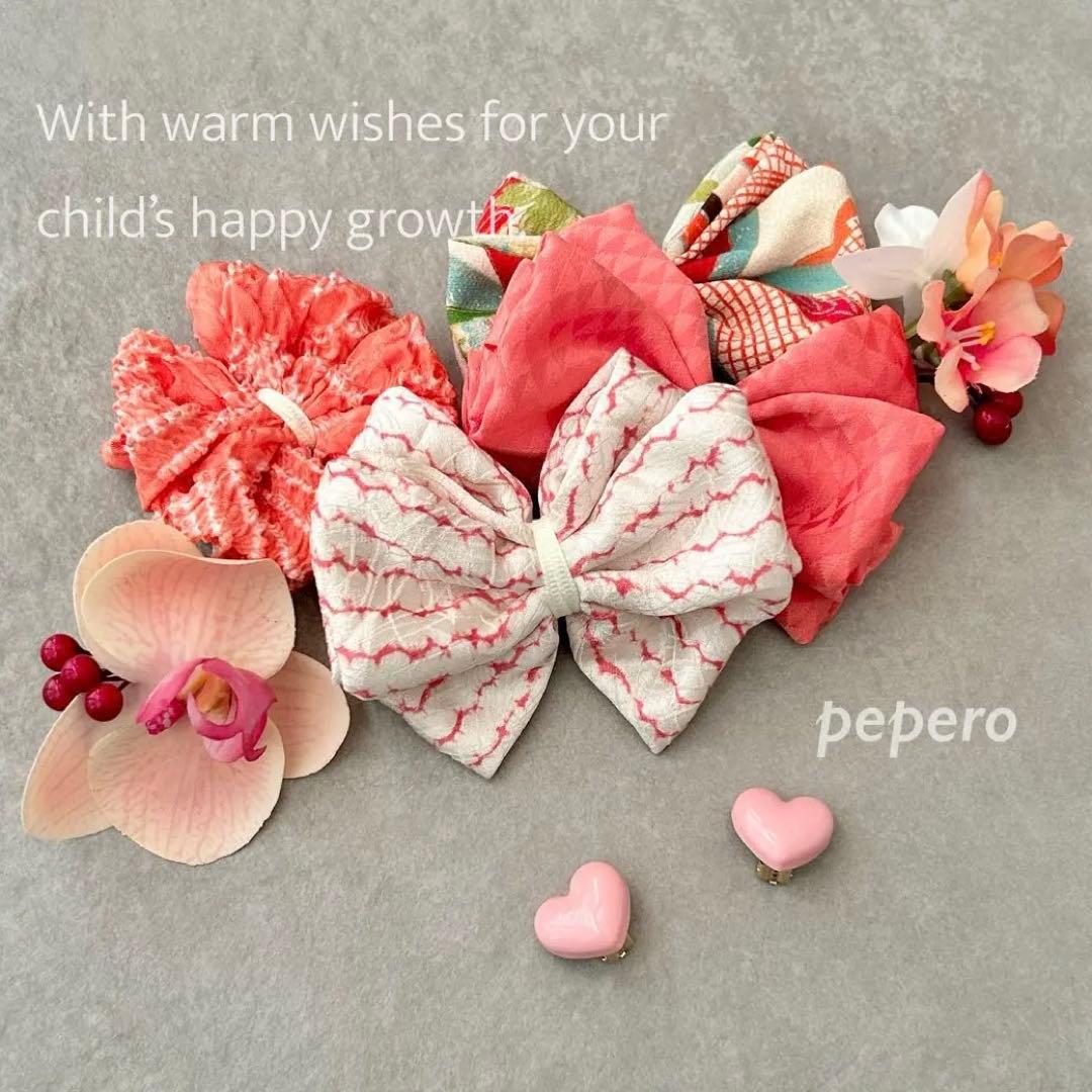 p*❀様 【25-66】七五三　髪飾り　個性的　ヘッドドレス　着物リメイク　75 楽天市場】七五三 髪飾り 花とレースの和装かみかざり 2色 | 753 花