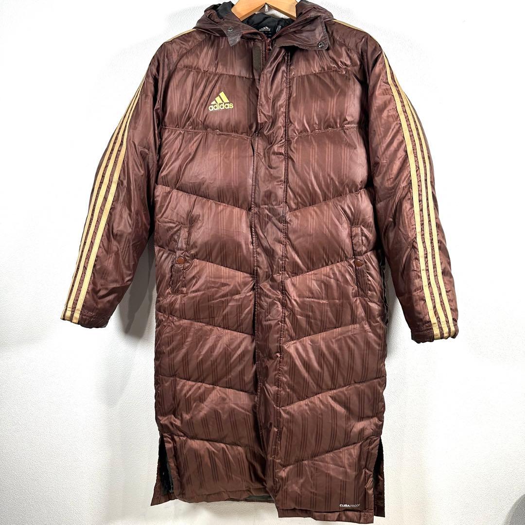訳あり品】 アディダス ベンチコート ダウンジャケット ロングコート