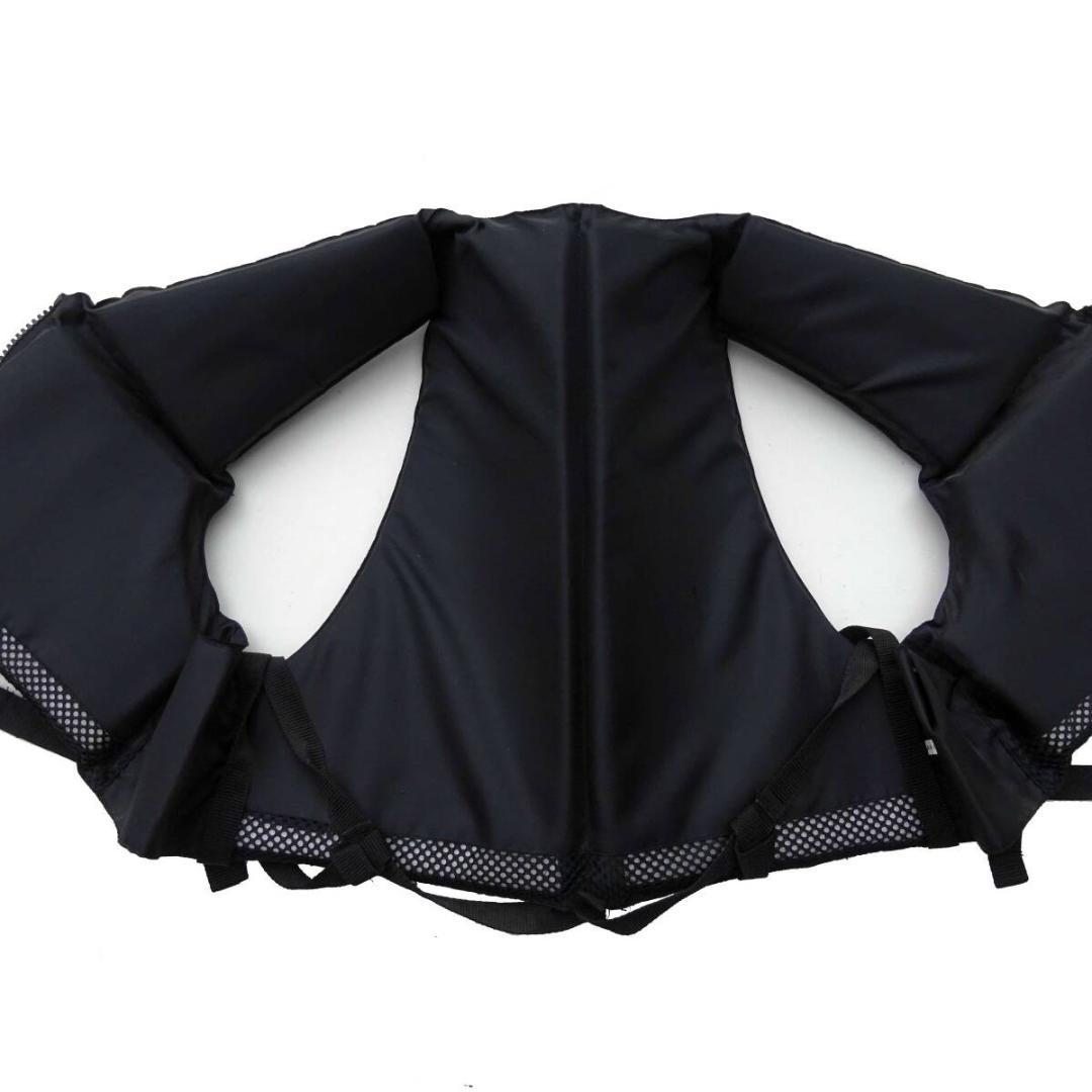 j*a様 道楽 ライフジャケット 黒 フローティングベスト Dowluck ルア