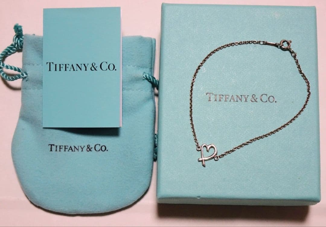 【美品】Tiffany & Co. 　ブレスレット　ハート TIFFANY&Co.（ティファニー） ブレスレット レディース ホワイトデー