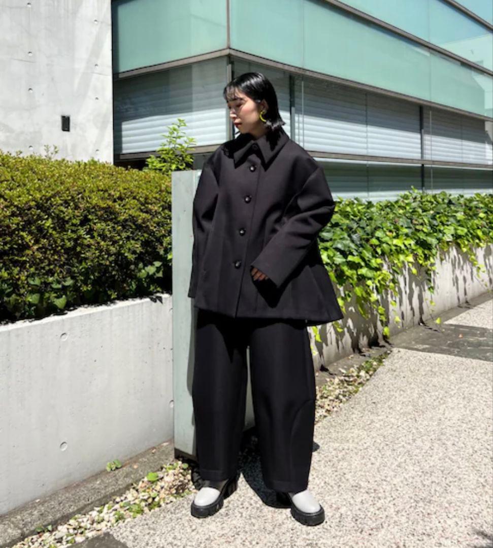 新品 UN3D. アンスリード アーチコクーンパンツ 完売 希少 黒40パンツ