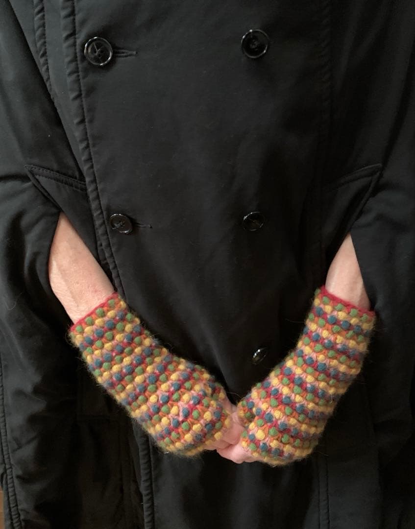 ZUCCA フード付きダブルブレスト ポンチョコート