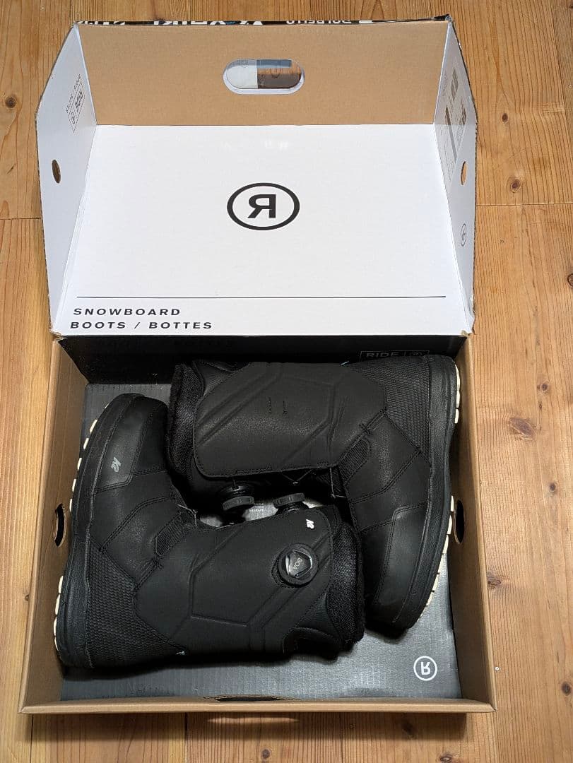 K2 23-24 MAYSISWIDE 27cmダブルBOAスノーボードブーツ黒 K2 Maysis Double Boa Clicker X HB Snowboard Boots Men's Size 11.5