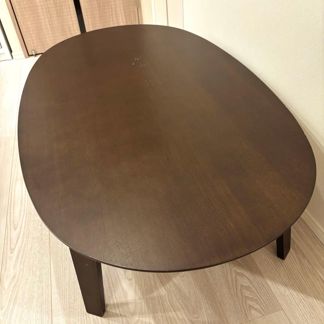 無印良品 こたつにもなるローテーブル 大 こたつ布団&器具付き