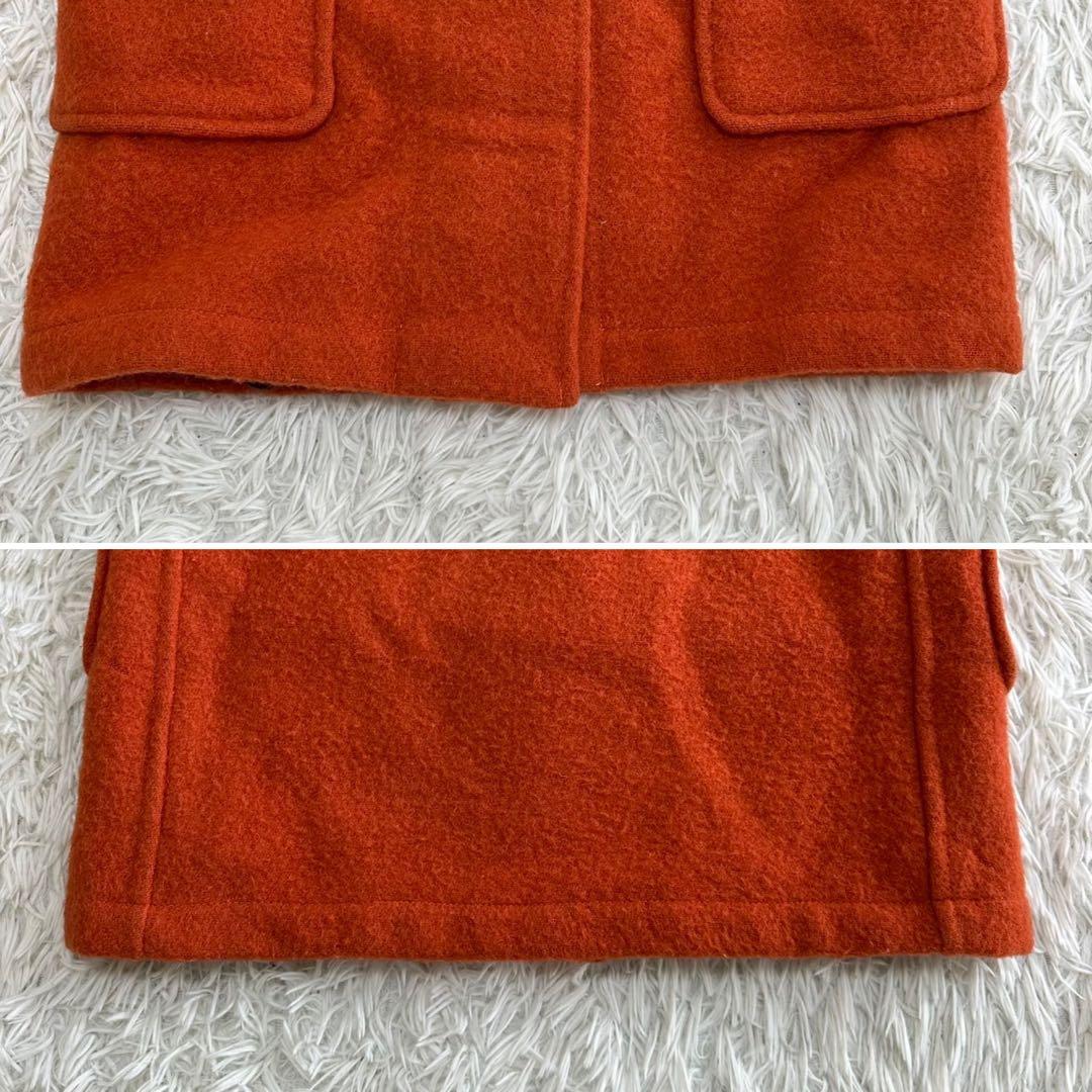 美品】グローバーオール モンティ ダッフルコート オレンジ 英国製