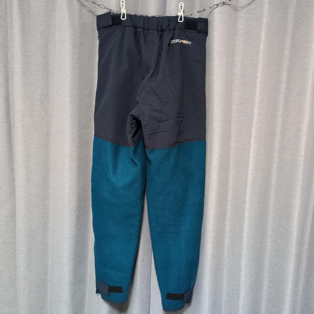☆ZEROPOINT mont-bell モンベルフリースパンツ ブルーグリーン - メルカリ