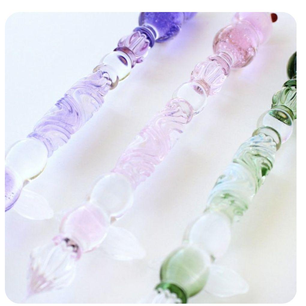 フルカワ雑貨店 恋するクリームソーダガラスペン2 パープル - メルカリ