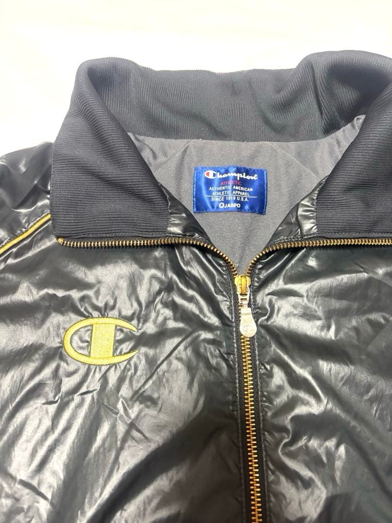 Champion 上下 ブラック ゴールド 魔裟斗着用 O XL パイソン 蛇柄