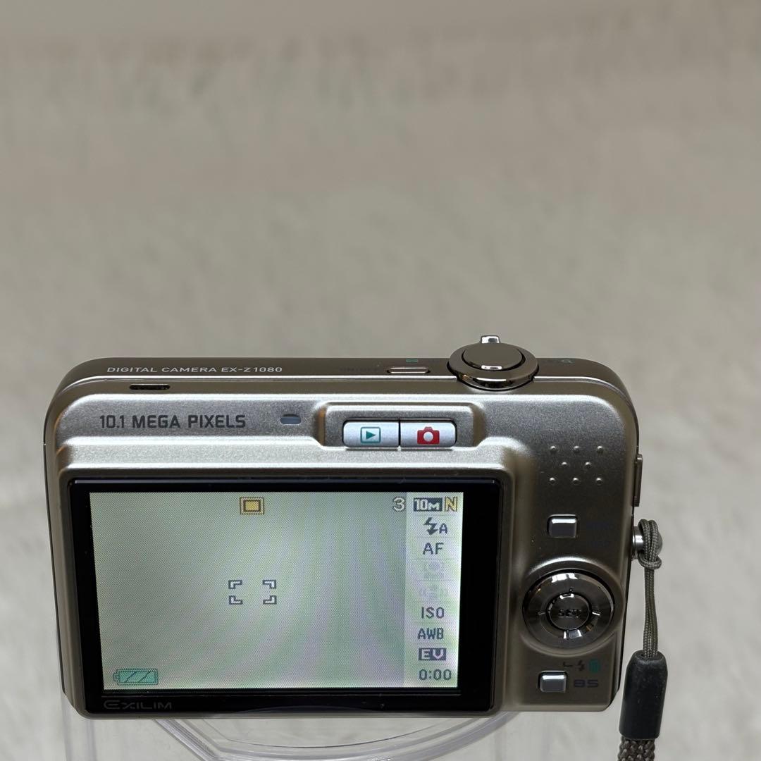CASIO カメラ EX-Z1080 充電器 ゴールド コンデジ 動作品