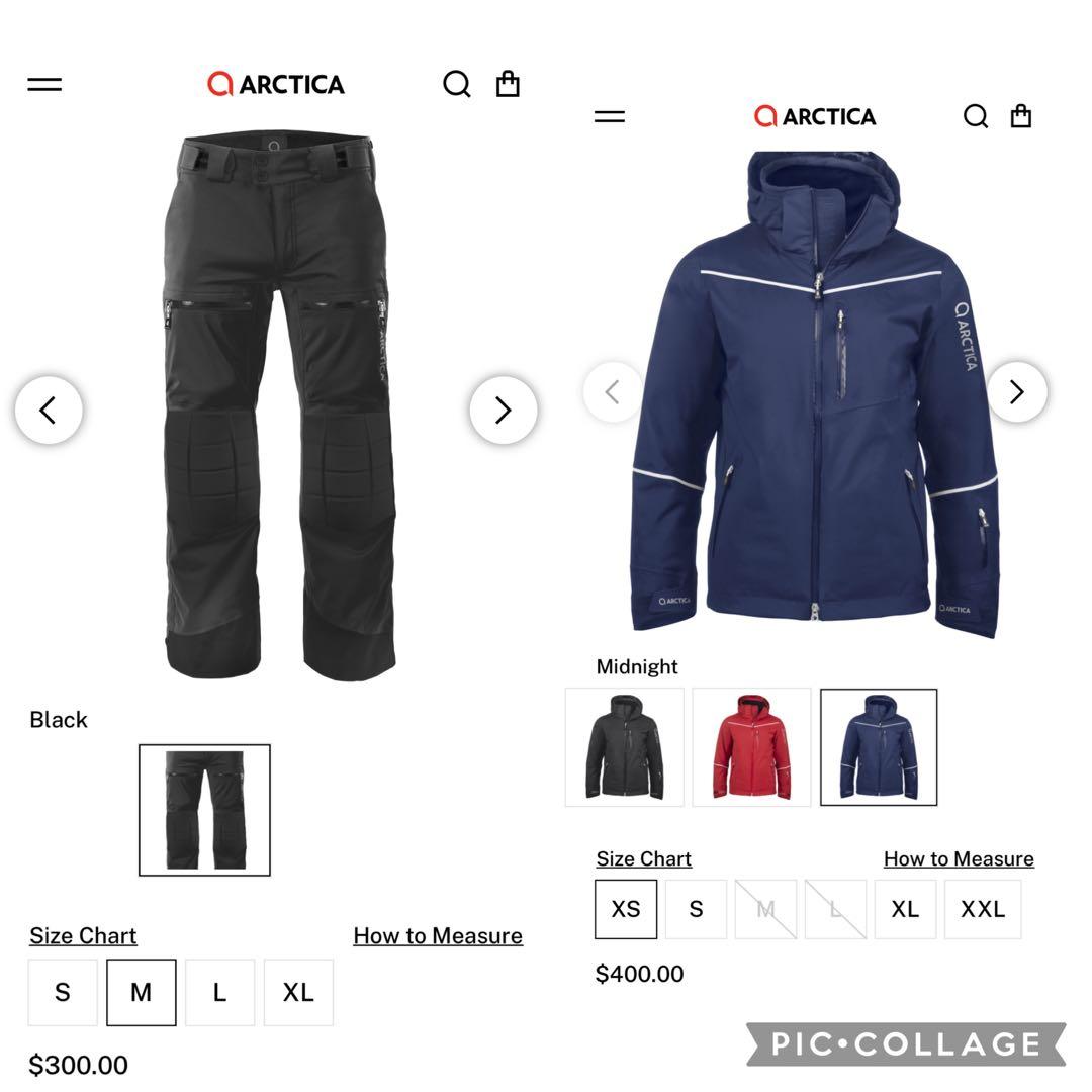 ARCTICA 訳あり品（ジャケットダメージ）　中綿　セットアップ ARCTICA 訳あり品（ジャケットダメージ） 中綿 セットアップ