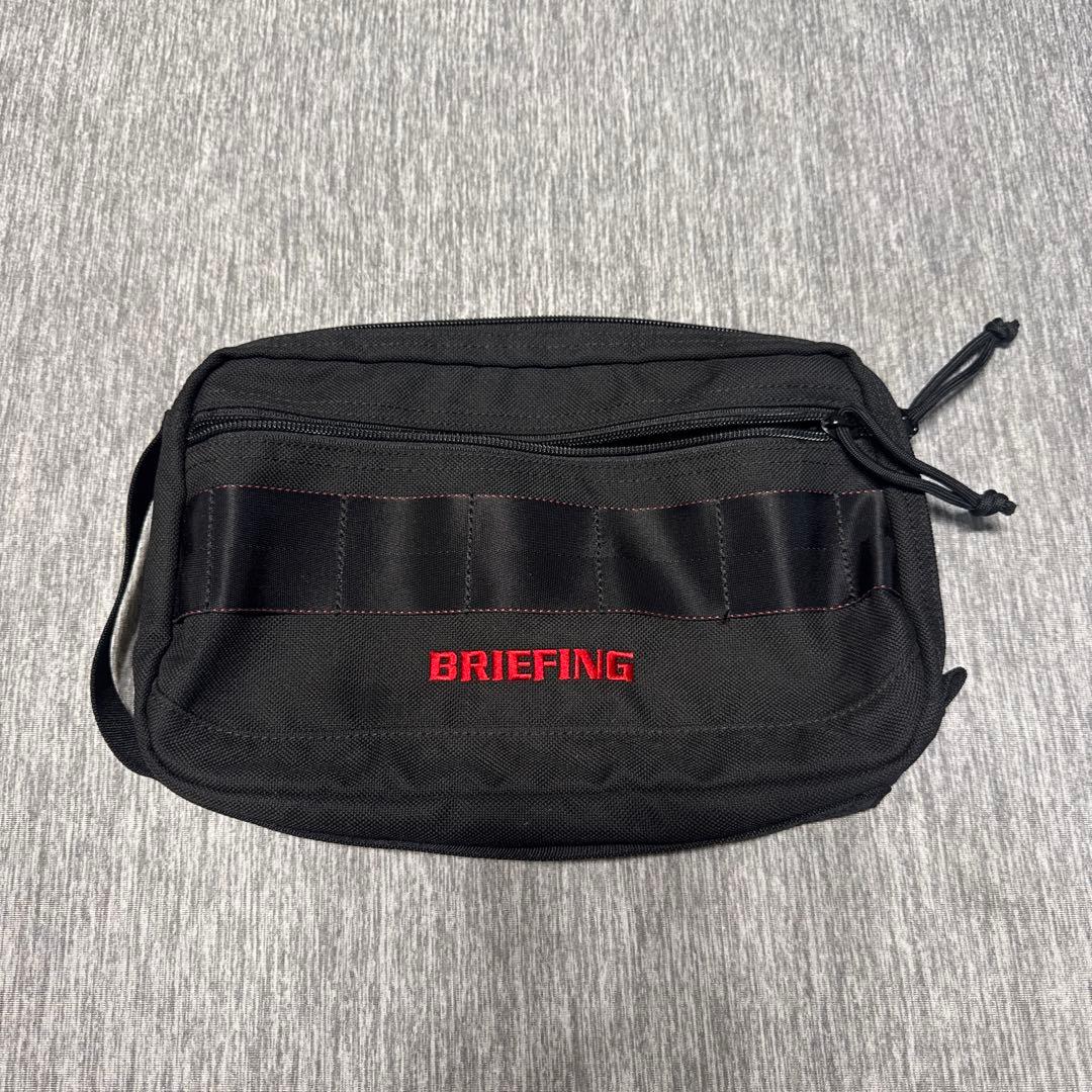BRIEFING ブリーフィング ダブルジップポーチ 完売カラー4月中旬入荷予定】DOUBLE ZIP POUCH STD（ダブルジップ