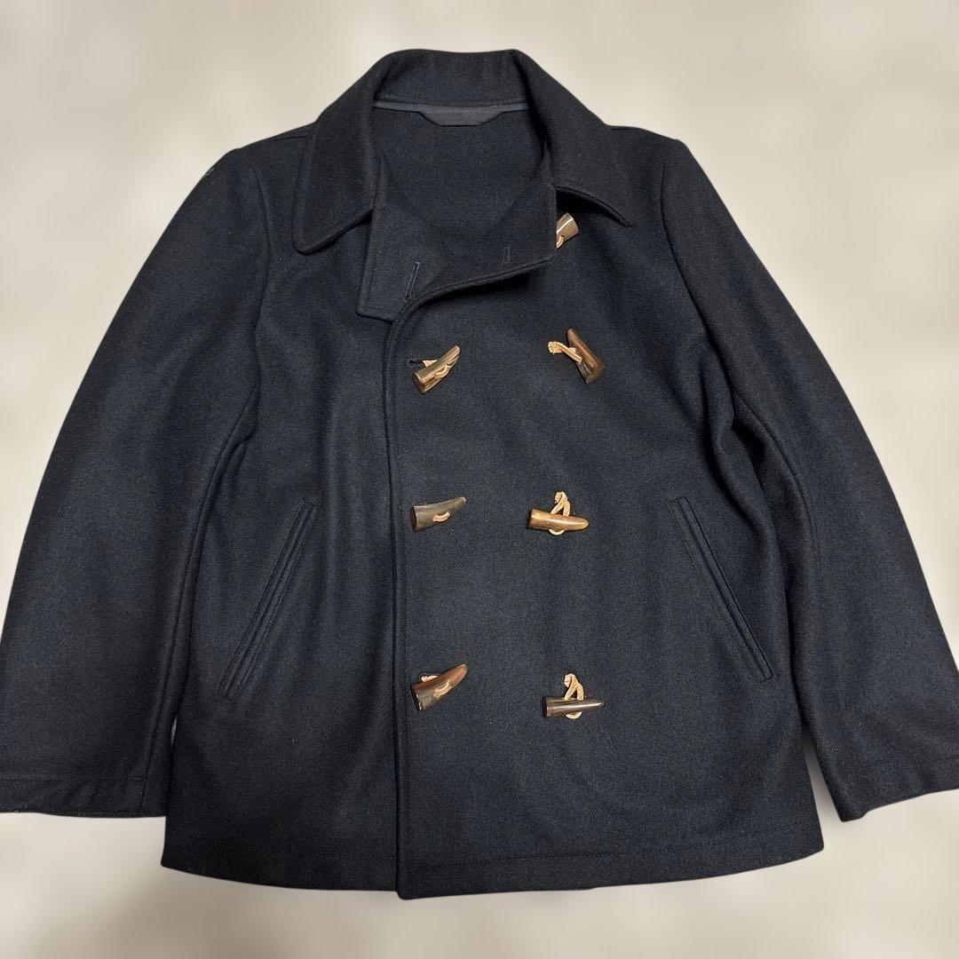 ネペンテス　×　グローバーオール　pコート　ダッフルコート　英国製 英国製 Gloverall ダッフルコート | ブラック | 美品 - 札幌