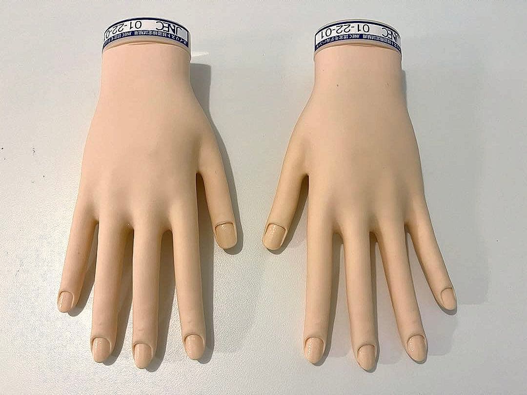 JNEC ネイリスト技能検定試験用 認定モデルハンド　使用1度のみ 骨折なし ネイリスト技能検定試験用 モデルハンド JNEC 認定モデルハンド - メルカリ